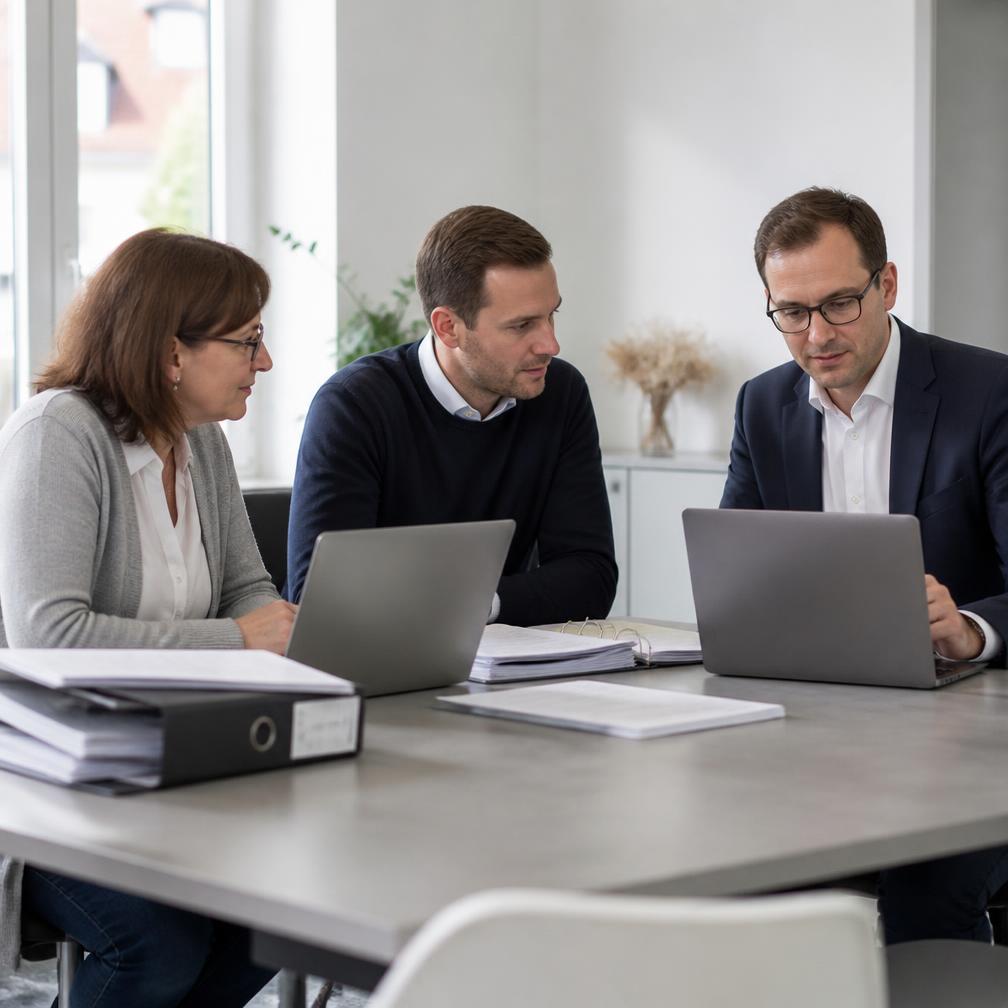 Team-Besprechung in einer Steuerkanzlei